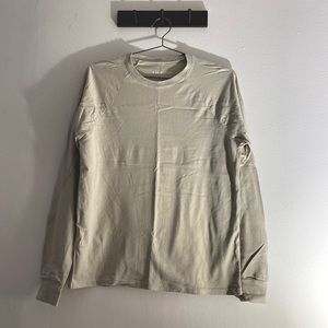 Everlane Men Premium-Weight Long-Sleeve Crew Mid Heather oatmeal